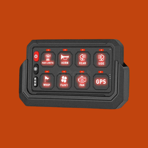 12/24V 8 Gang Wireless Switch Panel